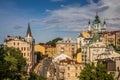 KIEV UKRAINE 20 JUNE 2020. Andriyivskyy Descent. Kyiv Ukraine Saint Andrew\'s Church Andriyivskyy Descent in Kyiv