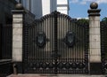 Cast iron gates for the entrance to the building of the Supreme Council of Ukraine