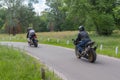 Kiev, Ukraine - June 12, 2016: Motorcyclists on high-speed motorcycles