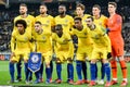 Kiev, UKRAINE - March 14, 2019: General total group photo FC Chelsea team during the UEFA Europa League match between Dynamo