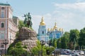 Bohdan Khmelnytsky Monument. a famous Historical site in Kiev, Ukraine