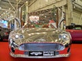 Kiev, Ukraine; May 29, 2011. Chromed Spyker C8 Laviolette Spyder