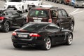 Kiev, Ukraine - May 3, 2019: Jaguar XK R in the city