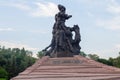 Kiev, Ukraine - May 24, 2018: Monument on the site of the mass execution by fascists of civilians and prisoners of war Royalty Free Stock Photo