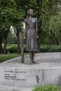 Kiev, Ukraine - May 24, 2018: Monument to the Hero of Ukraine Tetyana Marcus at Babi Yar in Kyiv, Ukraine. Tatyana Markus
