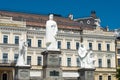 Monument to Princess Olga. a famous Historical site in Kiev, Ukraine