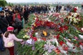 KIEV - UKRAINE - MAY 2017: The Park of Glory on Victory Day in Kiev.