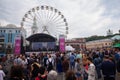 Kiev, Ukraine - May 12, 2018: Spectators at the Kleizmer Music Festival