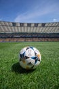 Kiev, Ukraine - May 16, 2018: UEFA Champions League Final Kyiv official match ball Royalty Free Stock Photo