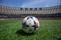 Kiev, Ukraine - May 16, 2018: UEFA Champions League Final Kyiv official match ball Royalty Free Stock Photo