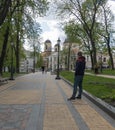 View of the Alexander Church from Vladimirskaya Gorka Park