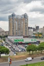 Novus supermarket in Kiev, Ukraine