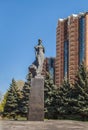 KIEV, Ukraine: monument to the outstanding Ukrainian poetess Les