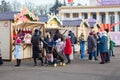 12/08/2019 Kiev. Ukraine. National complex `Expocenter of Ukraine`. Christmas market,