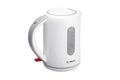 KIEV, UKRAINE - NOV 27, 2020: Modern electric kettle BOSCH isolated on a white background.