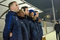 KIEV, UKRAINE - November 10: Footballers of the English national