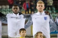 KIEV, UKRAINE - November 10: Footballers of the English national