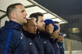 KIEV, UKRAINE - November 10: Footballers of the English national