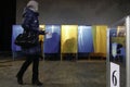 KIEV, UKRAINE - November 15, 2015: 1, 088 of 1, 089 polling stations opened in Kyiv at 08. 00 a. m.