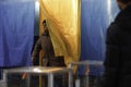 KIEV,UKRAINE - November 15, 2015: 1,088 of 1,089 polling stations opened in Kyiv at 08.00 a.m.