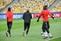 Kiev, UKRAINE - OCT 19, 2016: SL Benfica football coaching before the UEFA Champions League match between Dynamo Kiev vs