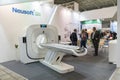 Kiev, Ukraine. October 5 2018. computer tomography exhibition. CT scanner at the medical exhibition exhibition