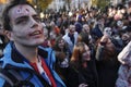 KIEV, UKRAINE - October 31, 2015:Halloween celebration in Kyiv