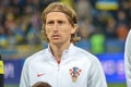 KIEV, UKRAINE - October 09, 2017: Luka Modric during the FIFA World Cup 2018 qualifying Europe match between Ukraine national tea