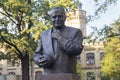 Kiev, Ukraine - October 05, 2018: Monument Academician Sergei Pavlovich Korolev in the park