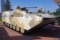 Kiev, Ukraine - October 10, 2018: Upgraded infantry fighting vehicle of Czech and Slovak production BMP