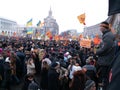 Kiev, Ukraine - 27.11.2004. The Orange Revolution in Kiev.