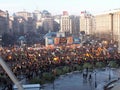 Kiev, Ukraine - 03.12.2004. The Orange Revolution in Kiev.