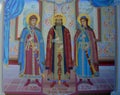 Saint Michael Golden Domed Monastery Orthodox mural