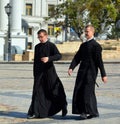 Saint Michael Golden Domed Monastery Orthodox priests