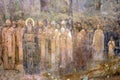 Kiev, Ukraine. Saints council. Fragment of historical picture ne