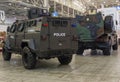 Kiev, Ukraine - September 08, 2015: Armored cars production of KrAZ