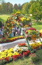 KIEV, UKRAINE - SEPTEMBER29: Chrysanthemumsr Show Landscape Park Royalty Free Stock Photo