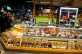 Kiev, Ukraine - September 4, 2019: Silpo supermarket. Meats on the shelf of a grocery store Royalty Free Stock Photo