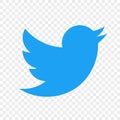 Kiev, Ukraine - September 05, 2020: Twitter - popular social media button icon, instant messenger logo of Twitter. Editorial