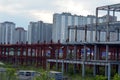 Abandoned construction site of commercial center in Kiev