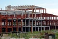 Abandoned construction site of commercial center in Kiev