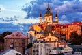 Kiev, Ukraine, St Andrew`s Church in historical city center