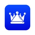 Kievan rus crown icon blue vector