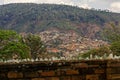 This is a view to an older and poorer part of Kigali Royalty Free Stock Photo