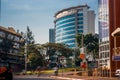 Kigali, Rwanda - September 21, 2018: Ubumwe Grande Hotel viewed