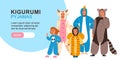 Kigurumi Pyjamas Horizontal Banner