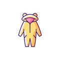 Kigurumi yellow RGB color icon