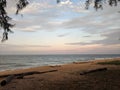 Kijal beach at terengganu malaysia Royalty Free Stock Photo