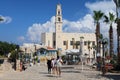 Kikar Kedumim square in Jaffa Old Town in Tel Aviv Royalty Free Stock Photo