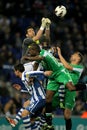 Kiko Casilla of Espanyol Royalty Free Stock Photo